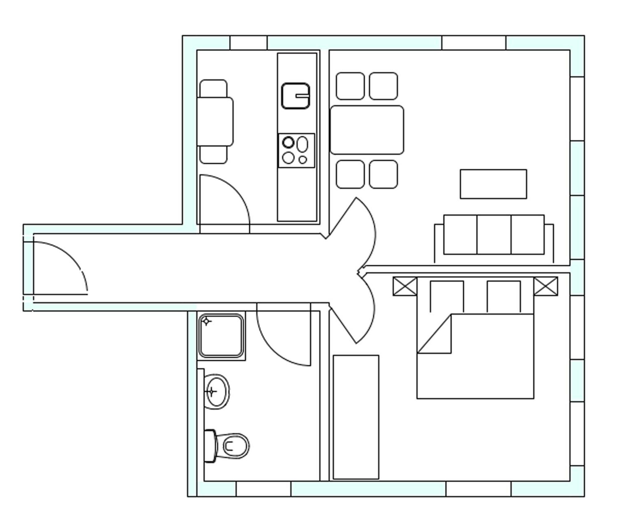 Strandloft Drei Norderney Szoba fotó